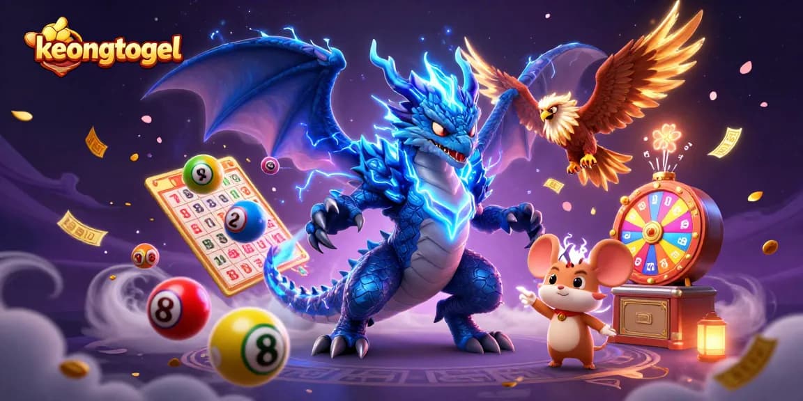 Win big with keongtogel as colorful lottery elements and thrilling characters ignite the excitement!
