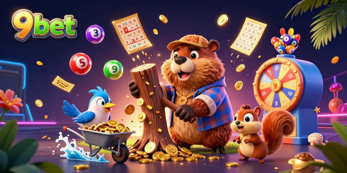 Engage with 9bet's thrilling atmosphere, featuring money rains and dynamic lottery elements.