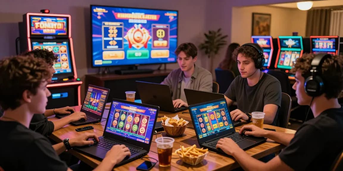 Permainan slot gacor fujiwin88 dalam lingkungan gaming yang vibrant dan menarik.