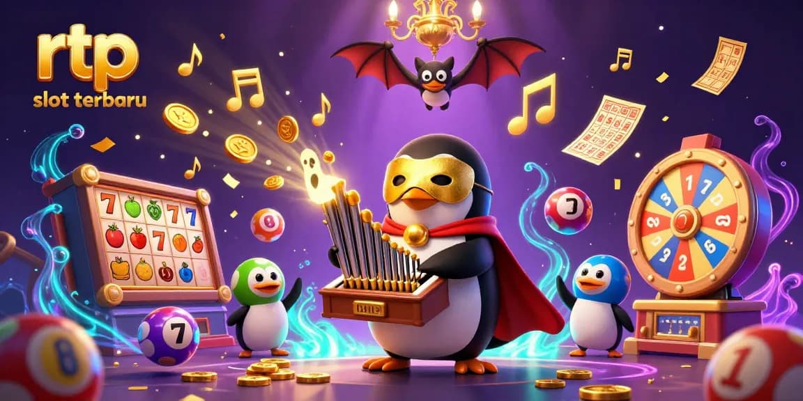 Play rtp slot terbaru with colorful and dynamic casino themes featuring vibrant slot reels.