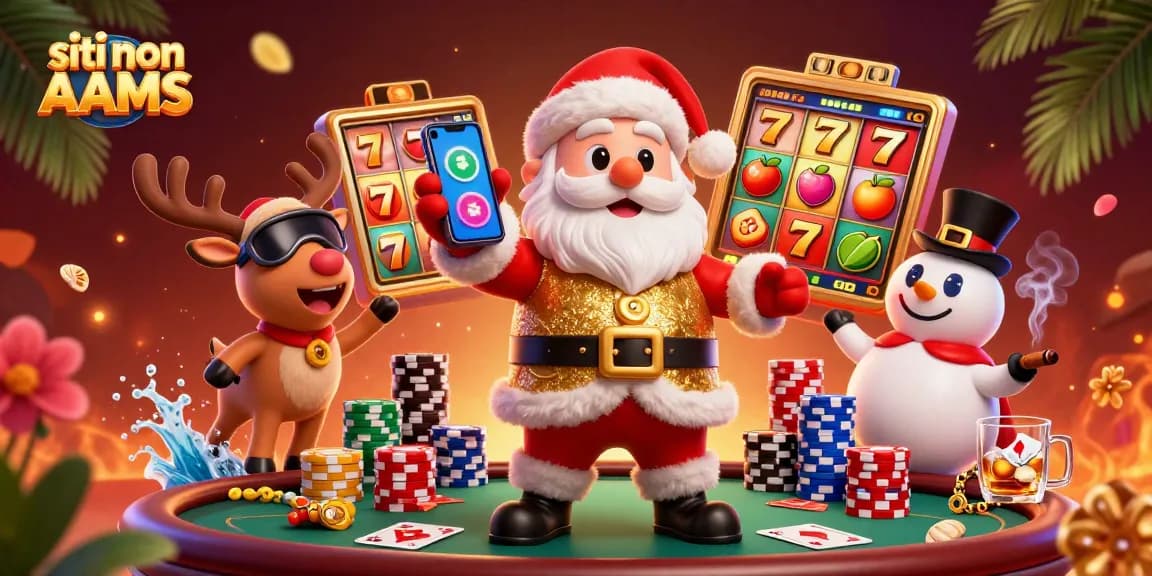 Interagisci con i casinò siti non AAMS che mostrano emozionanti jackpot alle slot e personaggi festivi.