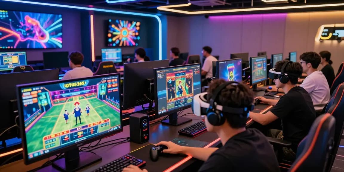 Interactive live gaming scene showcasing lotus365 players immersed in dynamic casino action.