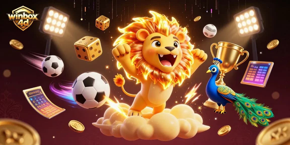Experience the thrill of winbox 4d with lively characters amidst dynamic sports betting action.