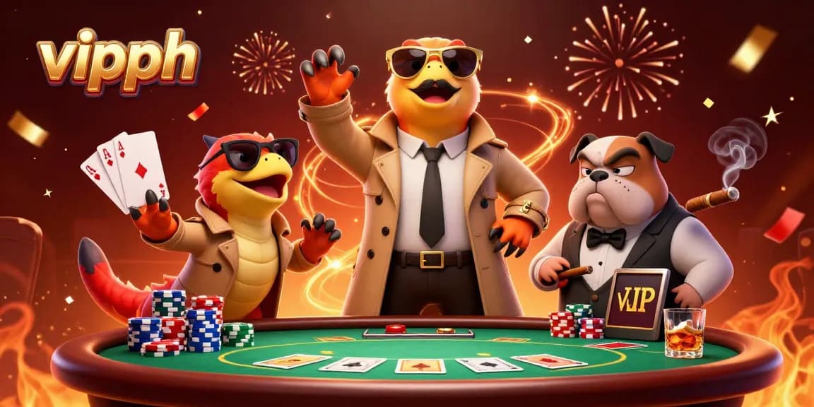 Experience the whimsical charm of vipph as raptors infiltrate a VIP casino with poker flair.