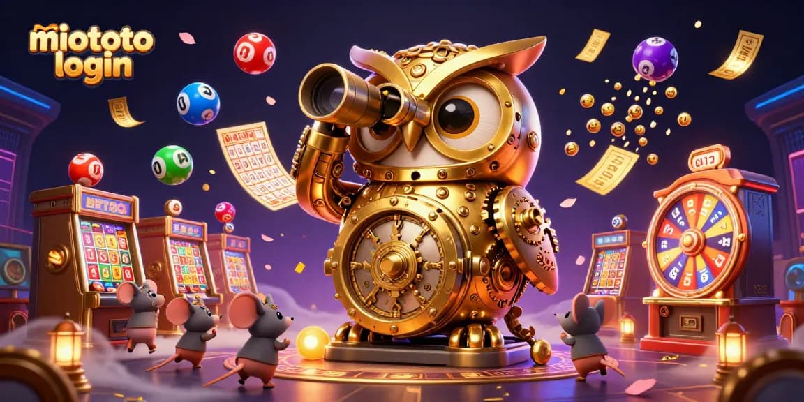 Engage in thrilling casino fun with miototo login, featuring playful characters and vibrant visuals.