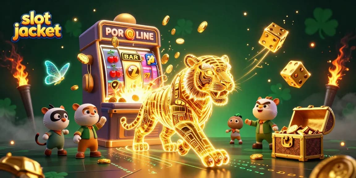Menangkan slot jackpot dengan gameplay yang menakjubkan, dalam ilustrasi kasino 3D yang berwarna-warni.