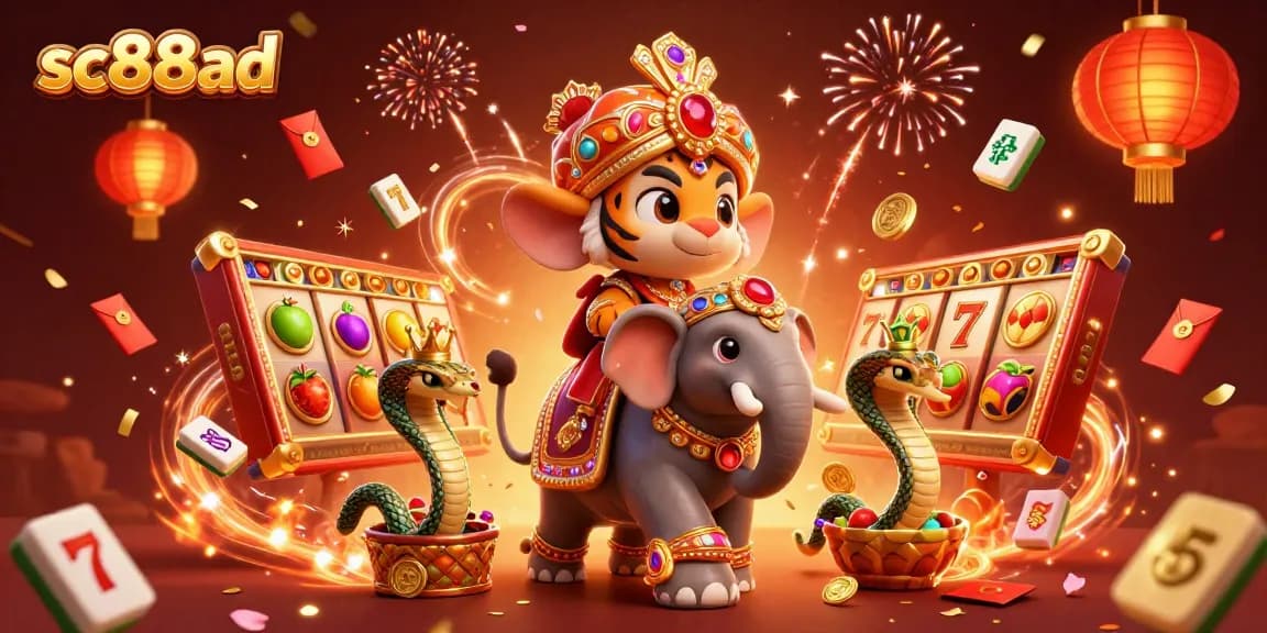 Watch sc88ad's exciting slot games in a vibrant 3D illustration with dynamic symbols.