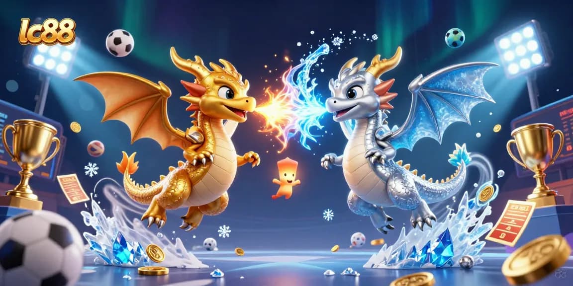 Experience thrilling gameplay at lc88 with dynamic dragons and vibrant casino elements.