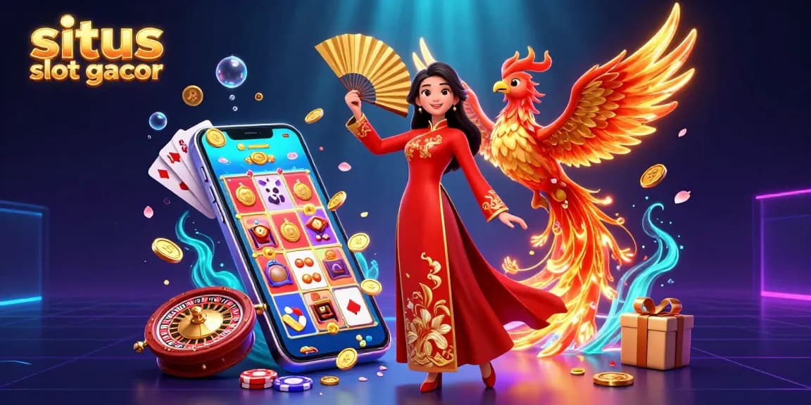 Experience winnings at situs slot gacor with vibrant gaming visuals and dynamic casino elements.