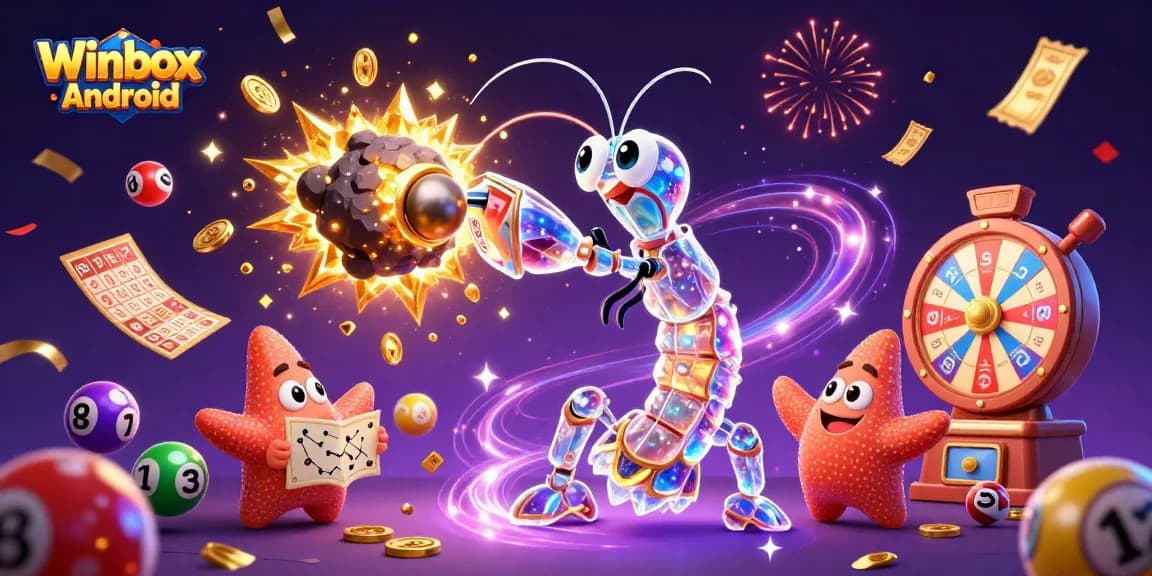 Experience excitement with Winbox Android as a galactic samurai joins a dynamic casino celebration.