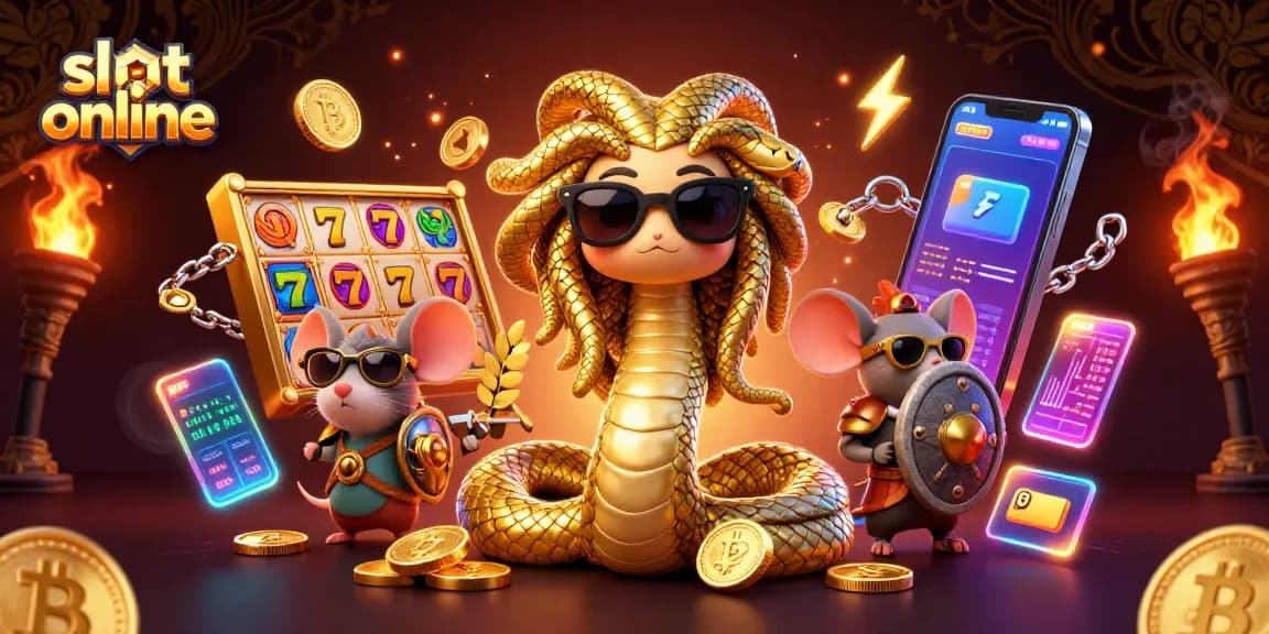 Spin to win big at slot online with this vibrant, dynamic casino-themed illustration.