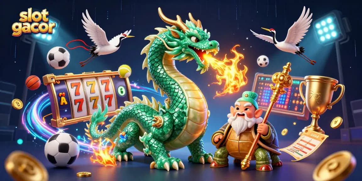 Meraih kemenangan besar dengan slot gacor, simbol keberuntungan yang mendominasi permainan judi.