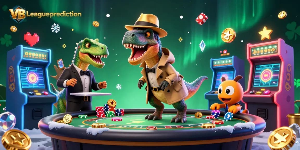 Engage in strategic gambling with VBLeagueprediction insights amidst a dynamic casino scene.