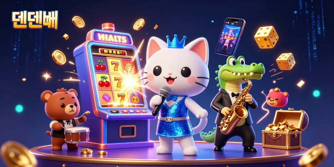 Experience the excitement of 텐텐벳 with vibrant characters and thrilling casino elements.