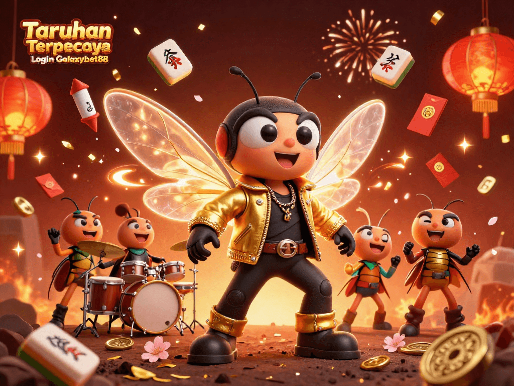 Engage in Taruhan Terpercaya Login Galaxybet88 lottery thrilling moments with vibrant and dynamic 3D illustration