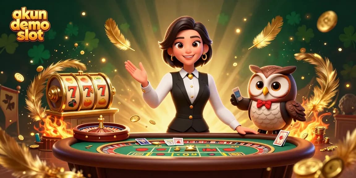 Play akun demo slot and win big with dynamic features in this engaging 3D casino illustration