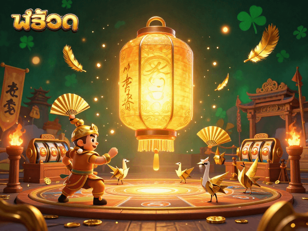 Play สล็อต with vibrant characters and dynamic casino elements in this rich 3D illustration.