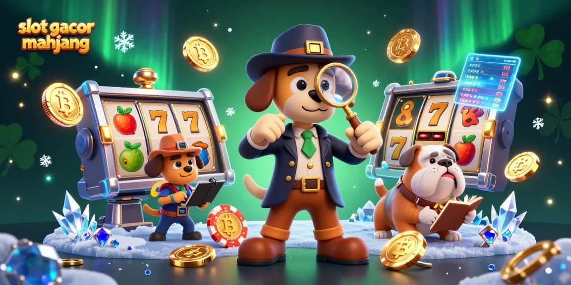 Spin the slots with slot gacor mahjong as the detective uncovers golden poker chip clues.