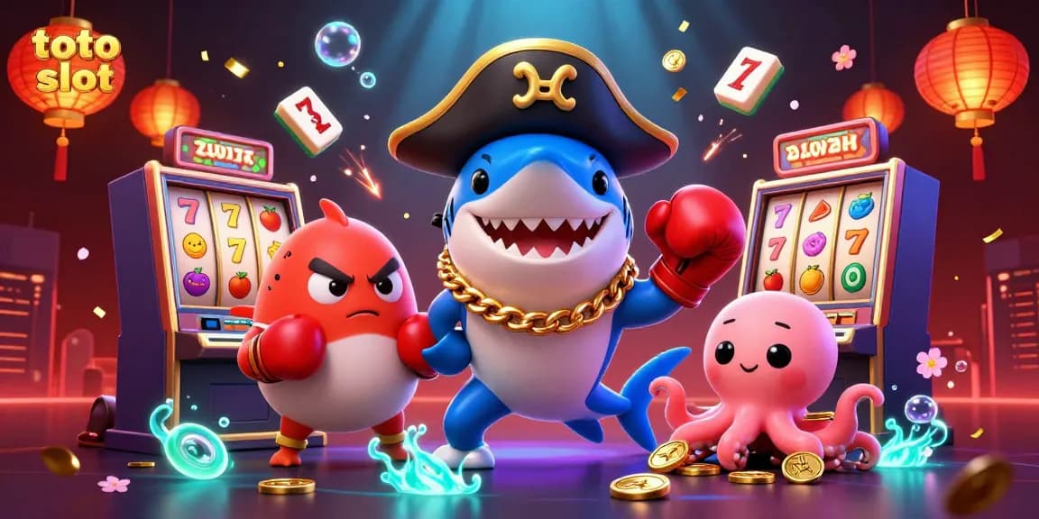 Engage with the exciting toto slot experience featuring colorful characters and vibrant casino symbols.