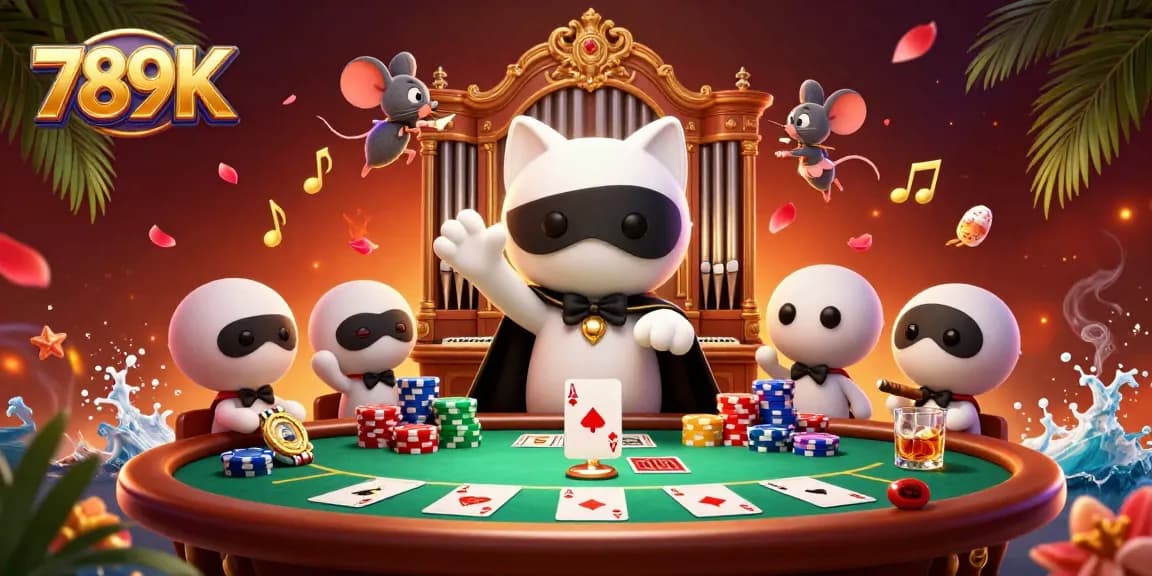 Engage with 789K in a vibrant casino scene featuring dynamic elements and characters.