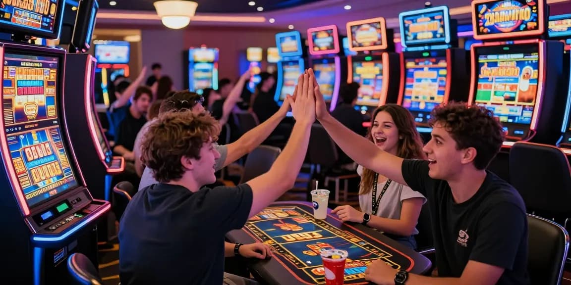 CIPUNG138, pemain slot bersenang-senang di event cuan dengan suasana kasino yang meriah.