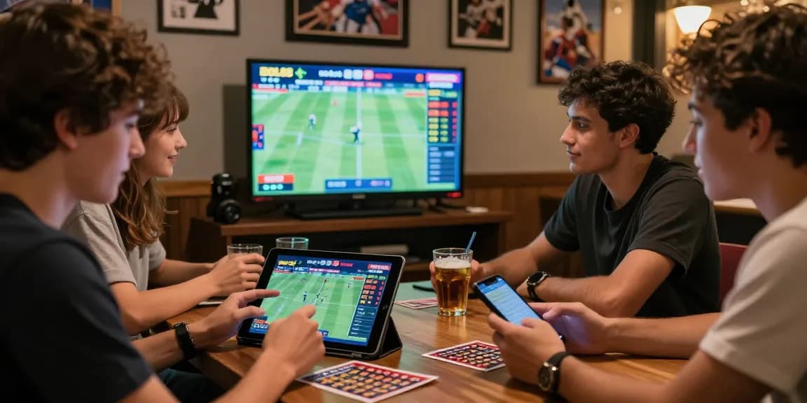 Explore Daftar Bola88 in an energetic online sports betting lounge with active players and live match odds.
