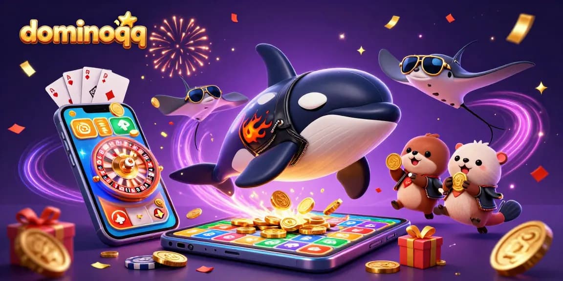 Experience thrilling gameplay at dominoqq featuring dynamic characters and vibrant casino elements.