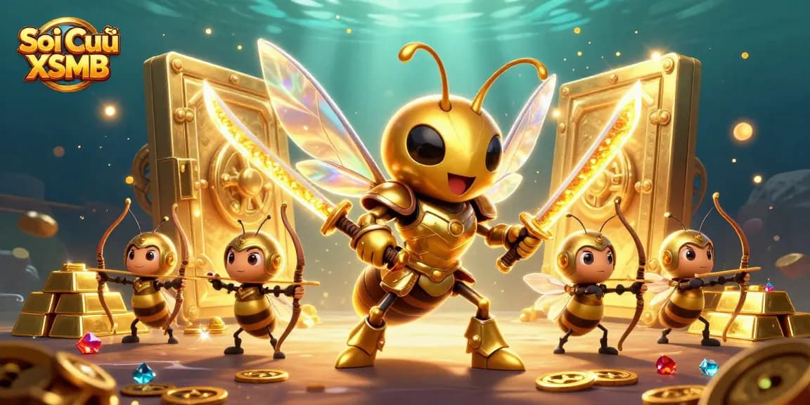 Soi Cầu XSMB generates winning lottery numbers amid treasure and excitement.
