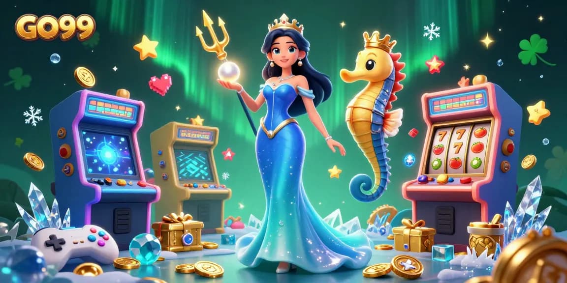 Engage with GO99's vibrant casino experience, featuring slots and treasure elements.