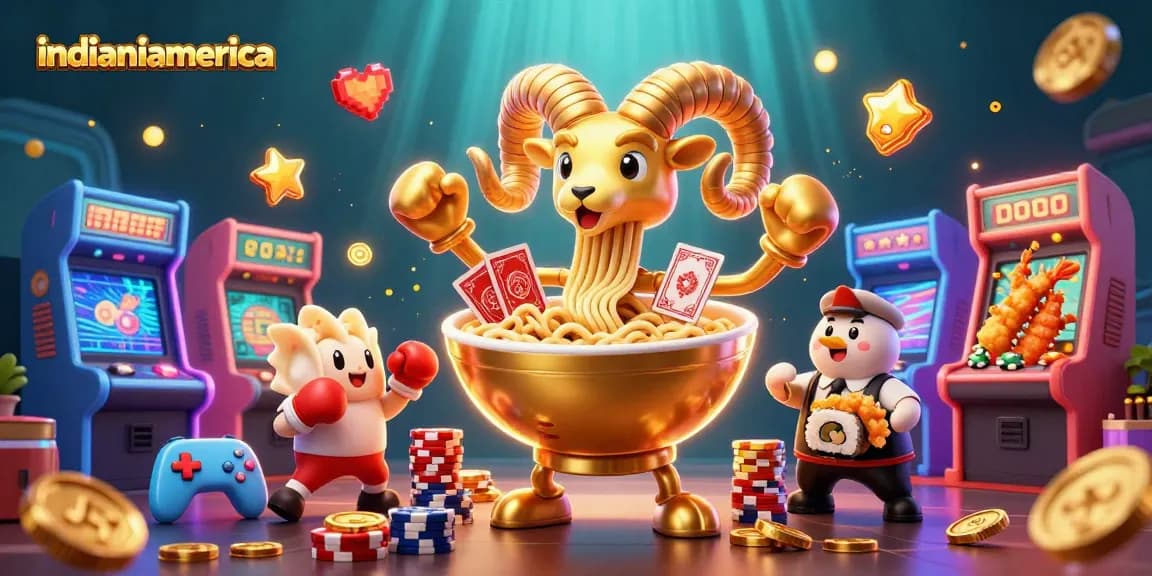 Enjoying exciting casino action at indianiamerica with vibrant characters and dynamic game elements.