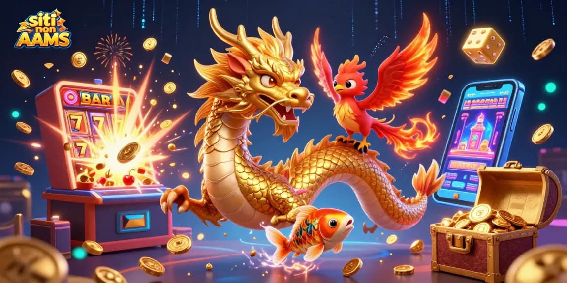 Vivi l'emozione dei siti non AAMS con una scena di casinò dinamica caratterizzata da elementi di gioco vivaci.