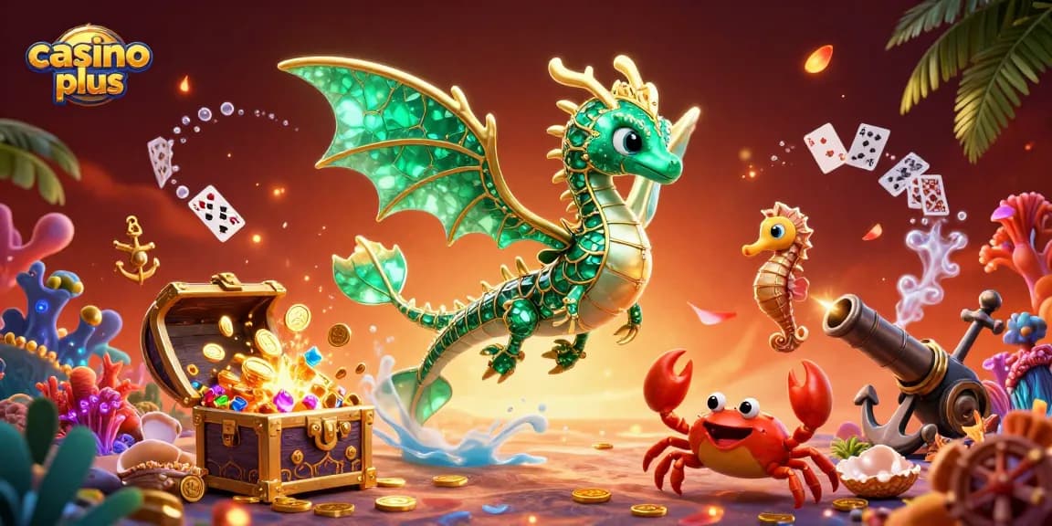 Experience thrilling gameplay at casino plus with vibrant animated characters and underwater treasures.