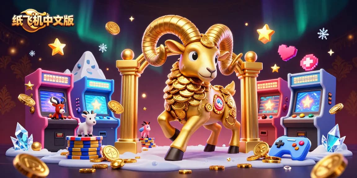 Engage with 纸飞机中文版 in a vibrant casino scene featuring dynamic game elements and colorful 3D characters.