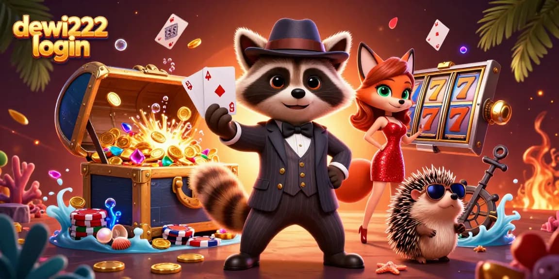Experience the excitement of dewi222 login with charming characters and dynamic casino elements.
