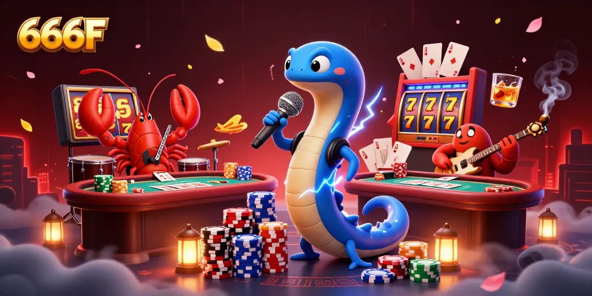 Engage in the thrilling 666F gaming experience with an electrifying scene of an underwater casino performance.