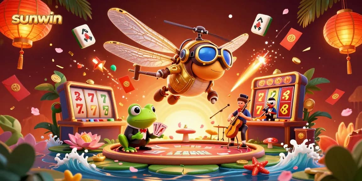 Experience exciting gaming moments with sunwin at a vibrant lily pad casino
