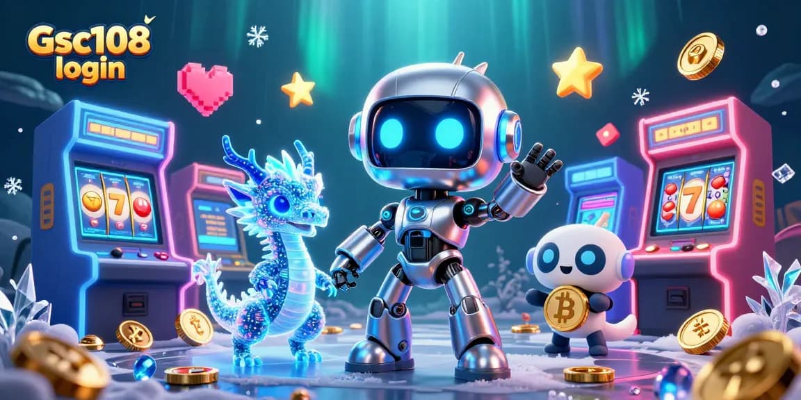 Engage with Gsc108 login for an immersive online casino gaming experience featuring vibrant characters and elements.