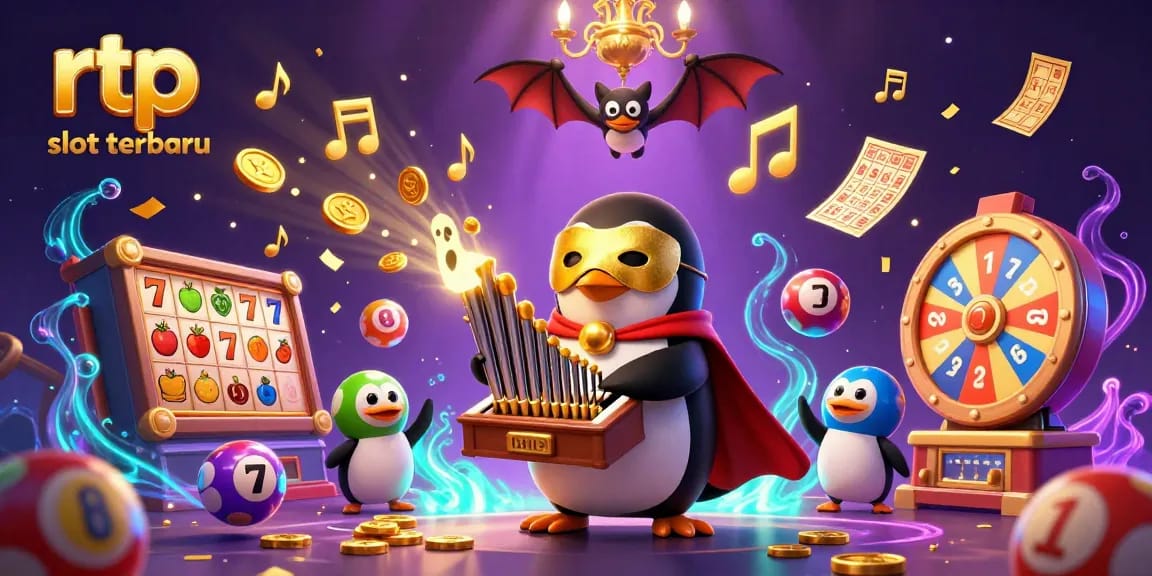Play rtp slot terbaru with colorful and dynamic casino themes featuring vibrant slot reels.