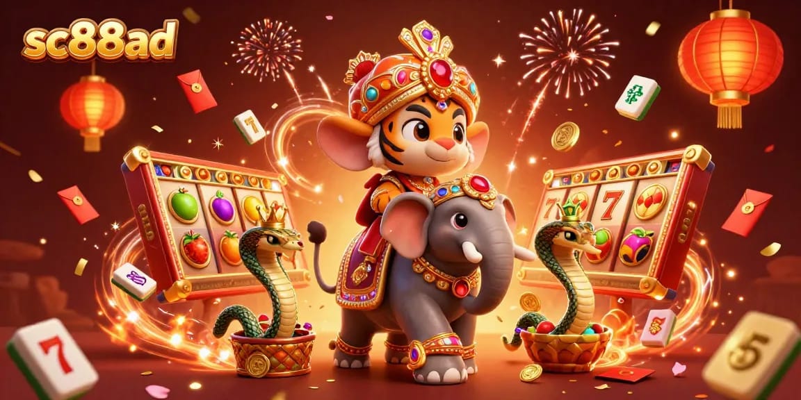 Watch sc88ad's exciting slot games in a vibrant 3D illustration with dynamic symbols.