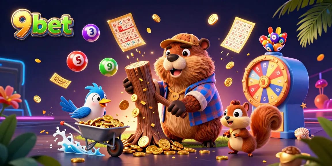Engage with 9bet's thrilling atmosphere, featuring money rains and dynamic lottery elements.