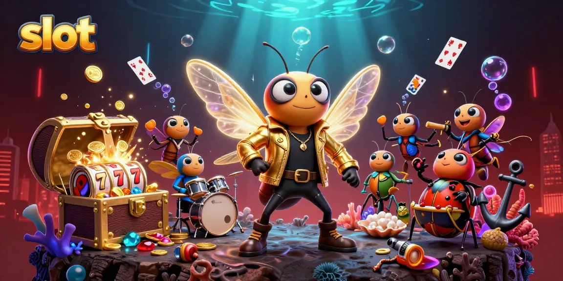 Spin the slot reels with our vibrant 3D rock star scene filled with excitement and treasures!