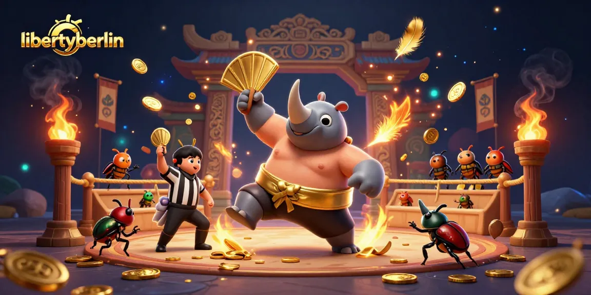 Experience thrilling gameplay at libertyberlin, where golden coins fly amidst exciting slot machines!