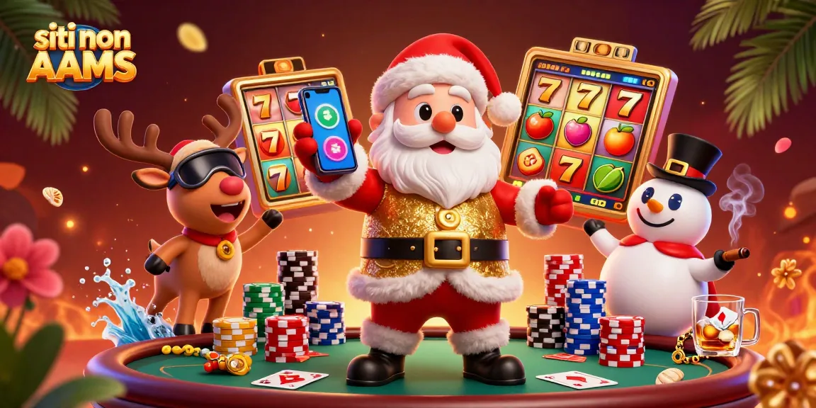 Interagisci con i casinò siti non AAMS che mostrano emozionanti jackpot alle slot e personaggi festivi.