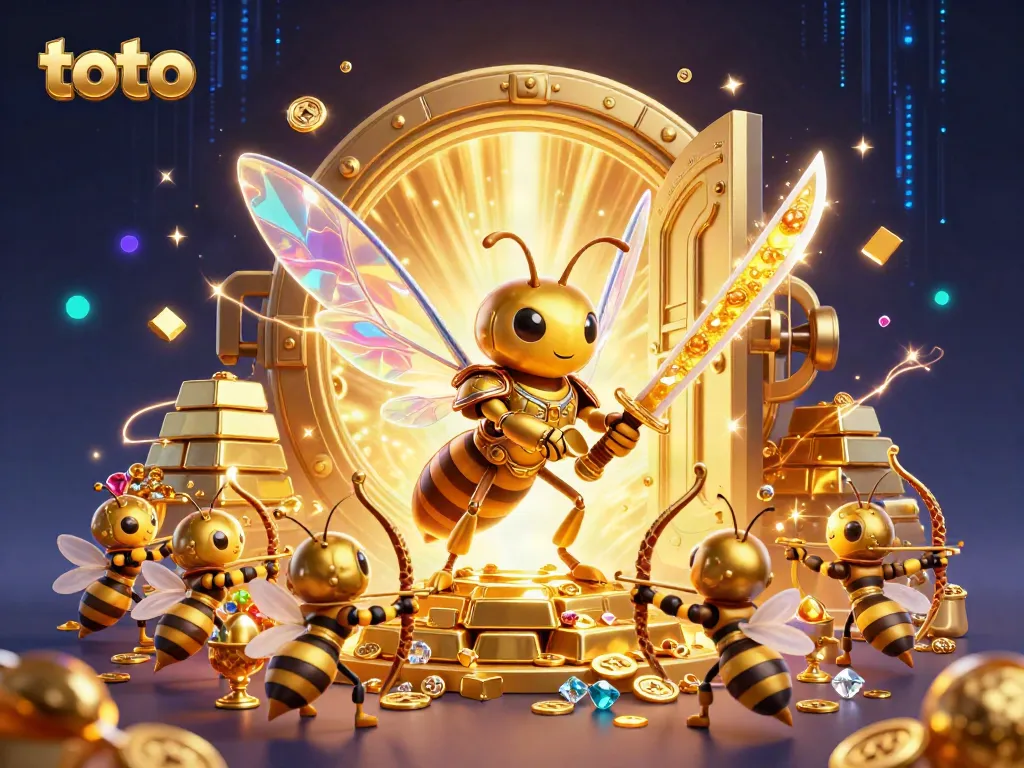 Engage with the toto experience featuring a vibrant casino atmosphere with colorful characters and rich treasures.