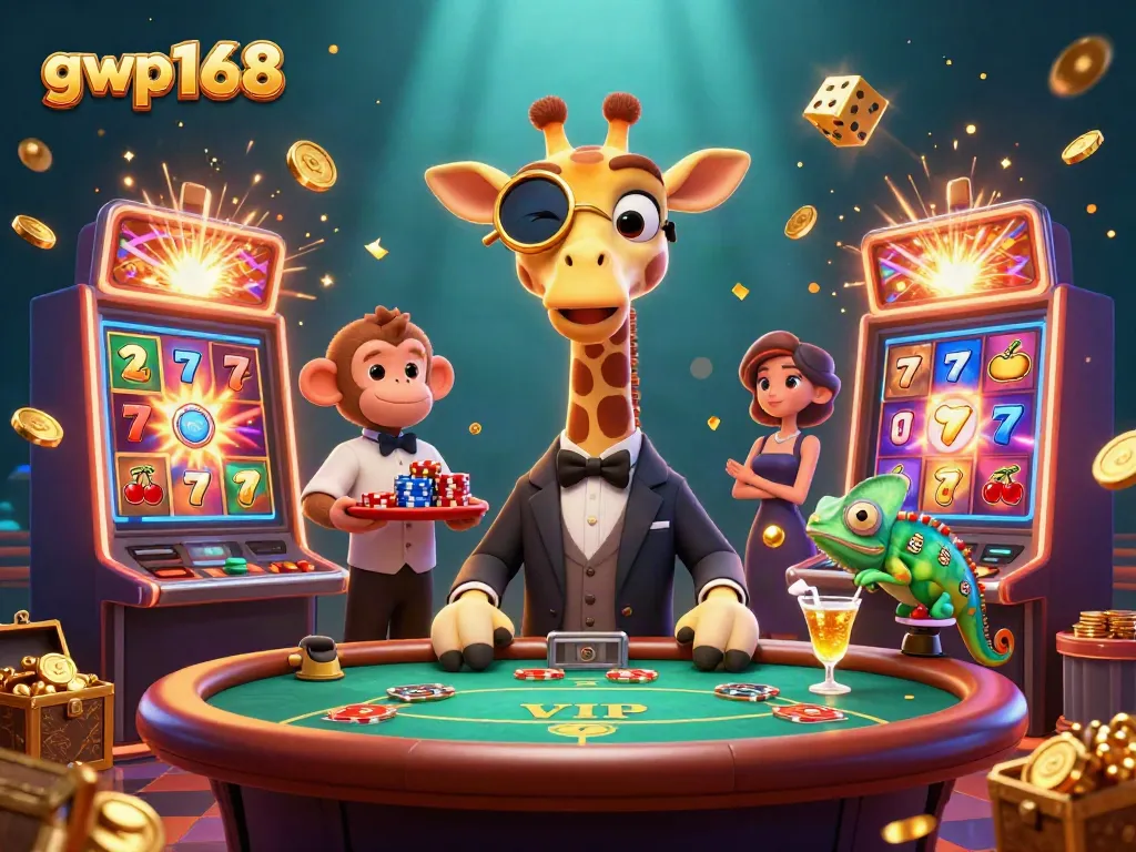 Gwp168 menghadirkan suasana kasino penuh warna dengan karakter yang menarik di meja poker