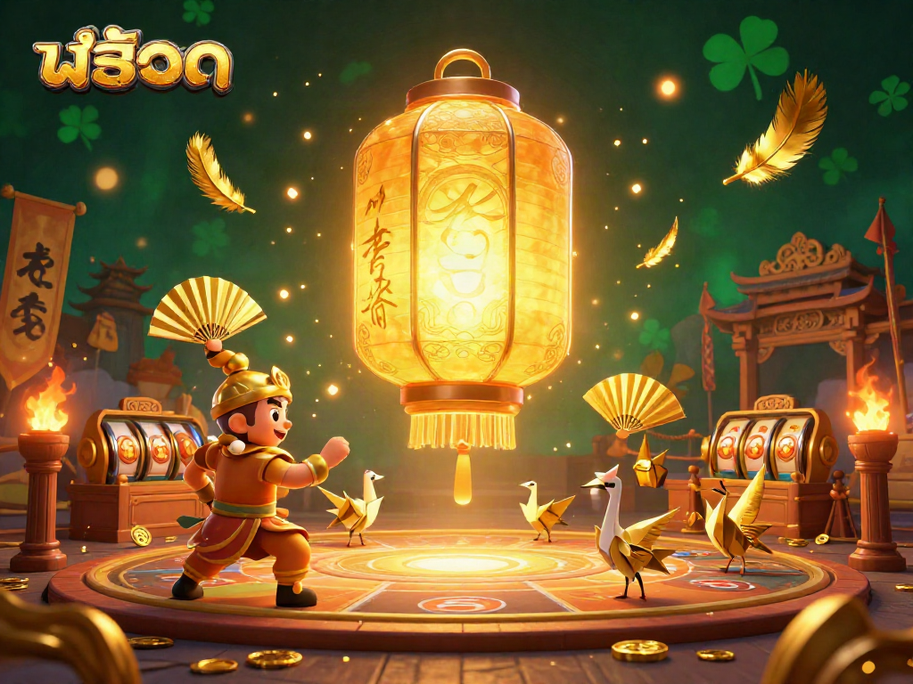 Play สล็อต with vibrant characters and dynamic casino elements in this rich 3D illustration.