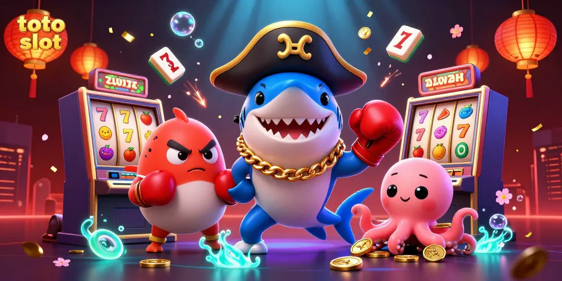 Engage with the exciting toto slot experience featuring colorful characters and vibrant casino symbols.