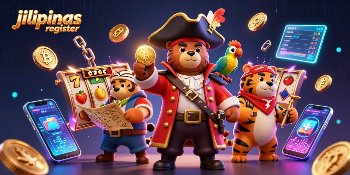 Engage with the jilipinas register experience featuring exciting slot game elements and characters.