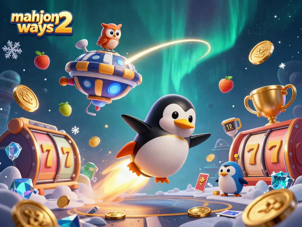 Experience excitement with mahjong ways 2 in a vibrant casino scene packed with dynamic elements.